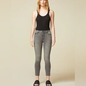 Warp + Weft Grey JFK New York City Skinny Jeans 31